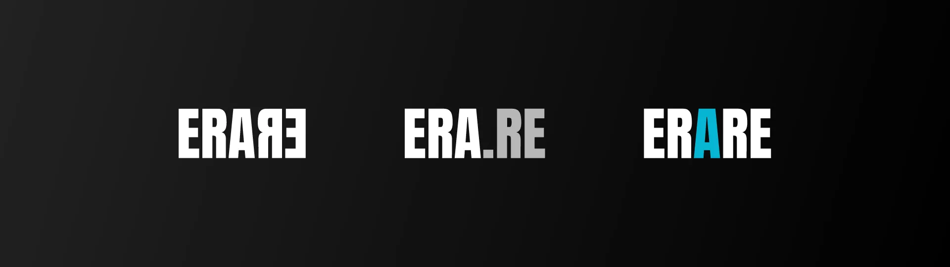 Three ERARE logos